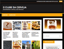 Tablet Screenshot of oclubedacerveja.com.br